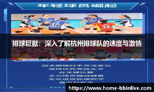 排球巨献：深入了解杭州排球队的速度与激情
