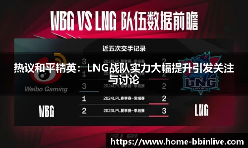 热议和平精英：LNG战队实力大幅提升引发关注与讨论